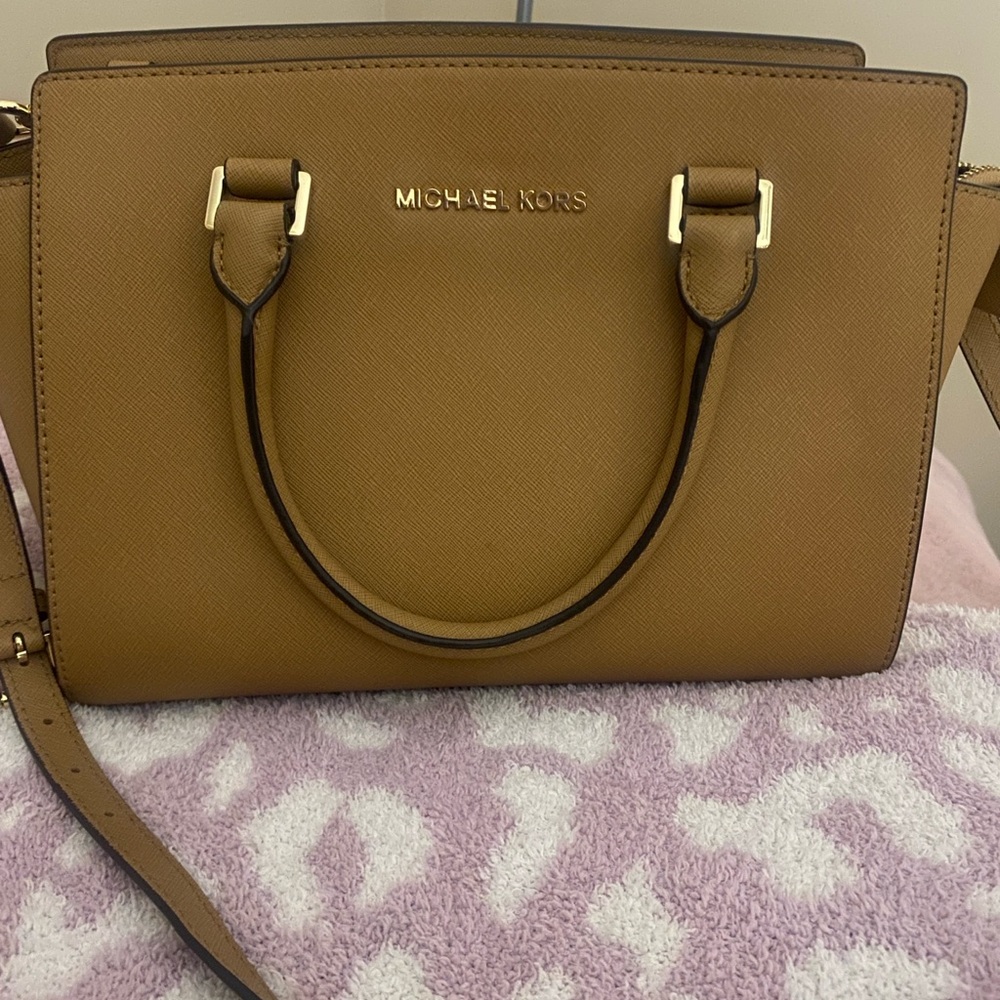 Michael Kors Brown Satchel Bag